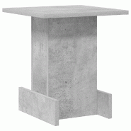 VidaXL Table d'appoint Gris béton 35,5 x 35 x 40 cm Bois d'ingénierie Modèle Apex Advance - 891211