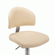 VidaXL Tabouret De Bar Crème Similicuir - beige 249648