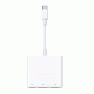 Adaptateur multiport AV numérique USB-C Apple - 0195949396861