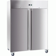 Armoire réfrigérée positive inox avec 2 portes et 6 grilles gn 2/1 ... - PGN1410TN