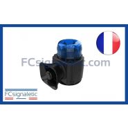 Combiné de signalisation portatif CSP (gyrophare + sirène) bleu classe 1 rotatif tonalité UMH STANDBY MERCURA 23498-06