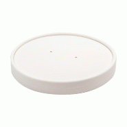 Couvercle pour gobelet à soupe 59369 carton blanc Ø15cm - par 250