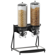 Distributeur de céréales - 4 tubes larges - Casselin - capacité 5L par récipient, design élégant Distributeur de céréales - 4 tubes larges - Casselin - capacité 5L par récipient, design élégant