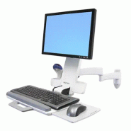 Ergotron 200 Series Combo Arm 61 cm (24") Mur Blanc