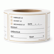FHC evolupack FHC - 1 500Pcs - Étiquettes DLC primaire et secondaire 70 x 40 mm - multicolore papier FHC210ETDLC
