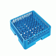 GastroHero Panier de lavage 500x500 mm avec doigts hauts pour assiettes & plaques, bleu - GSK5050T