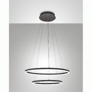 Giotto Lustre Suspendu Led 52W Noir 3508-45-101 Fabas Luce - noir 8019282508045