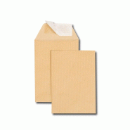 GPV Boîte de 500 pochettes Everyday kraft brun 114x162/C6, 90 g/m², adhésives avec bande - 3250650042487