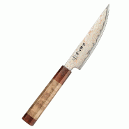 Hezhen - Couteau à steak Damas Koper (série X05C) - 14 cm - 80 grammes - multicolore multi-matériau X05C-NP
