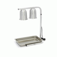 Lampe chauffante - 2 lampes - incl 2 lampes et 1 récipient 1/1 GN | Maxima - 09362041