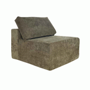 Oviala Business Oviala Fauteuil en tissu pour canapé modulable avec coussin vert - vert textile 114212 Oviala Business Oviala Fauteuil en tissu pour canapé modulable avec coussin vert - vert textile 114212