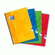Oxford Lot de 5 Cahier Openflex broché A4, 192p./96 feuilles 90g/m², Séyès, coloris assortis (4) - 3147280049804