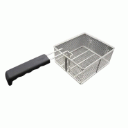 Panier à friture professionnel de 10 litres avec poignée, dimensions 21x20x10 cm pour friteuses | Maxima - 9365386