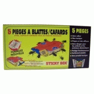 Sticky Box 5 pièges anti-cafards et blattes