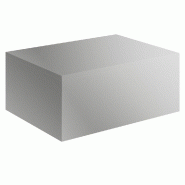 Podium pour mannequins Vertigo gris alu 60x45x25cm