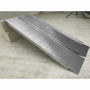 Rampe d'accès en aluminium 400 kg - 1500 x 760 mm - largeur utile 730 mm - Pliante MW Tools ARP20150