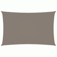 VidaXL Voile de parasol tissu oxford rectangulaire 5x8 m taupe Modèle Atlas Marine Pro - marron 135441