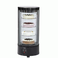 Vitrine réfrigérée pour gâteaux - 4 grilles - 72L - Froid ventilé avec éclairage LED et dégivrage automatique Vitrine réfrigérée pour gâteaux - 4 grilles - 72L - Froid ventilé avec éclairage LED et dégivrage automatique