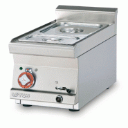 Bain-marie électrique professionel - 1 x GN 1/2 et 1 x GN 1/4 - BMT-63EM | Lotus 600
