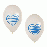 Ballons Ø 25 cm "Bavarois bleu" (240 unités) PAPSTAR - bleu latex 81949