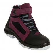 Chaussures de sécurité montantes pour femmes Air Top Lady Aubergine - S1P SRC ESD - Gaston Mille | AFHA1_0