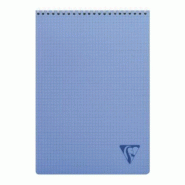 Clairefontaine Lot de 5 Bloc Linicolor Fresh format 148x210, 80 feuilles détachables 90 g/m² reliure intégrale, quadrillé 5x5 - 3329683286455