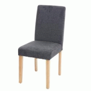 Décoshop26 - Chaise de salle à manger cuisine en tissu gris pieds en bois clair design moderne 04_0002353 - gris 3000272332691 Décoshop26 - Chaise de salle à manger cuisine en tissu gris pieds en bois clair design moderne 04_0002353 - gris 3000272332691