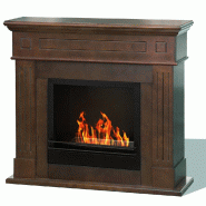 Divina Fire Cheminée Bioéthanol Cambridge, Sur Pied, Bois Brun, 110X37X102 Cm (Hauteur) - marron 8055829981223 Divina Fire Cheminée Bioéthanol Cambridge, Sur Pied, Bois Brun, 110X37X102 Cm (Hauteur) - marron 8055829981223