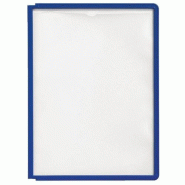 DURABLE Sherpa Tableau 5 volets DIN A4 PP (polypropylène) bleu foncé 5 pièces - bleu 560607