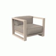 Fauteuil lounge Posidonia - crème