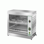 Grille-pain FIMAR en acier inoxydable avec tubes de quartz. Capacité de 6 toasts. Modèle TOP6D - 930