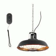 Helloshop26 - Radiateur infrarouge de plafond 600 / 1 200 / 1 800 watts télécommandé aluminium noir 14_0009822 - 3000221852799 Helloshop26 - Radiateur infrarouge de plafond 600 / 1 200 / 1 800 watts télécommandé aluminium noir 14_0009822 - 3000221852799