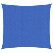 Helloshop26 - Voile d'ombrage 160 g/m² bleu 2,5 x 2,5 m PEHD 02_0009046 - bleu 3000484482726