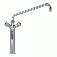 KBS Gastrotechnik KBS Mitigeur avec robinet pivotant 1/2 pouce raccordement d'eau montage monotrou - 20911019 KBS Gastrotechnik KBS Mitigeur avec robinet pivotant 1/2 pouce raccordement d'eau montage monotrou - 20911019