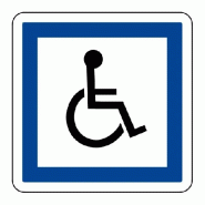 Panneau CE14 - Installation accessibles aux personnes handicapés physiques