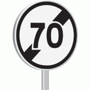 Panneaux permanents Taliasign B 850 mm classe 1 - PPTLGLV1B337-TL02_0