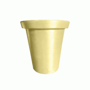 PLAST'UP ROTOMOULAGE Pot de fleurs rond xxl delight 760l - IVOIRE - beige 0637962081695