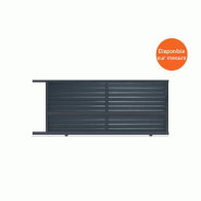 Portail coulissant persienne traversant - 3750 / 1300_0