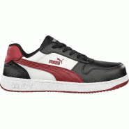 PUMA SAFETY Chaussures de sécurité basses FRONTCOURT LOW S3L ESD - noir/blanc/rouge 40 - 40 multicolore multi-matériau 4051428109697