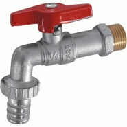 Robinet à boisseau sphérique 15x21-20x27 avec raccord au nez