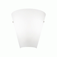 ROSSINI ILLUMINAZIONE Applique Gloria 25Cm En Verre Blanc Satiné Triple Couche E27 Ip20 75W, Design Classique Et Élégant - Groupe Rossini - blanc 8