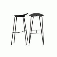Tabouret de bureau haut avec repose-pied - Assise en polypropylène - Designer Pascual Salvador - Garantie 3 ans Tabouret de bureau haut avec repose-pied - Assise en polypropylène - Designer Pascual Salvador - Garantie 3 ans