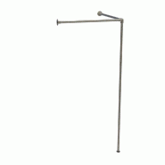 Structure Urban L103xP103xH205cm cabine d'angle - tube Ø34,5mm - métal - système tubulaire modulable