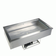 Tefcold Cuve inox de refroidissement 4 x GN 1/1, 250 W, 220 V - MONO - 16402