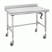 Tournus Equipement Table inox Ergonomix à dosseret 800 x 1600 x 700 cm Tournus - plastique 414715