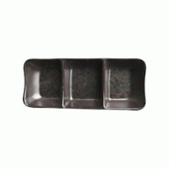 ADRIER - SRCTB19482-ORI - (Pack de 48 unités) - Bol rectangulaire 3 compartiments - 19 x 8 cm - Noir - noir plastique SRCTB19482-ORI ADRIER - SRCTB19482-ORI - (Pack de 48 unités) - Bol rectangulaire 3 compartiments - 19 x 8 cm - Noir - noir plastique SRCTB19482-ORI