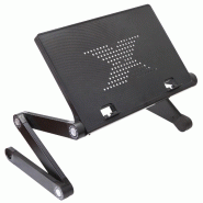 Aidapt Support d'Ordinateur Portable NJS Réglable avec Ventilateur USB et Porte-Souris - 3701123934414 Aidapt Support d'Ordinateur Portable NJS Réglable avec Ventilateur USB et Porte-Souris - 3701123934414