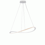 BeLight Suspension Raky métal blanc, LED CCT intégrée, télécommande, câbles réglables d.70 cm, design contemporain - blanc 8057724582215