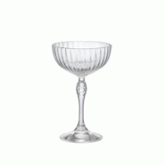 Bormioli Rocco - Lot 6 Coupes A Cocktail America20s 23cl En Verre Transparent - transparent 3256391047392