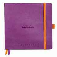 Carnet souple Goalbook Rhodiarama violet A5, 240p./120 feuilles ivoire 90 g/m², dot grid - violet 117750C
